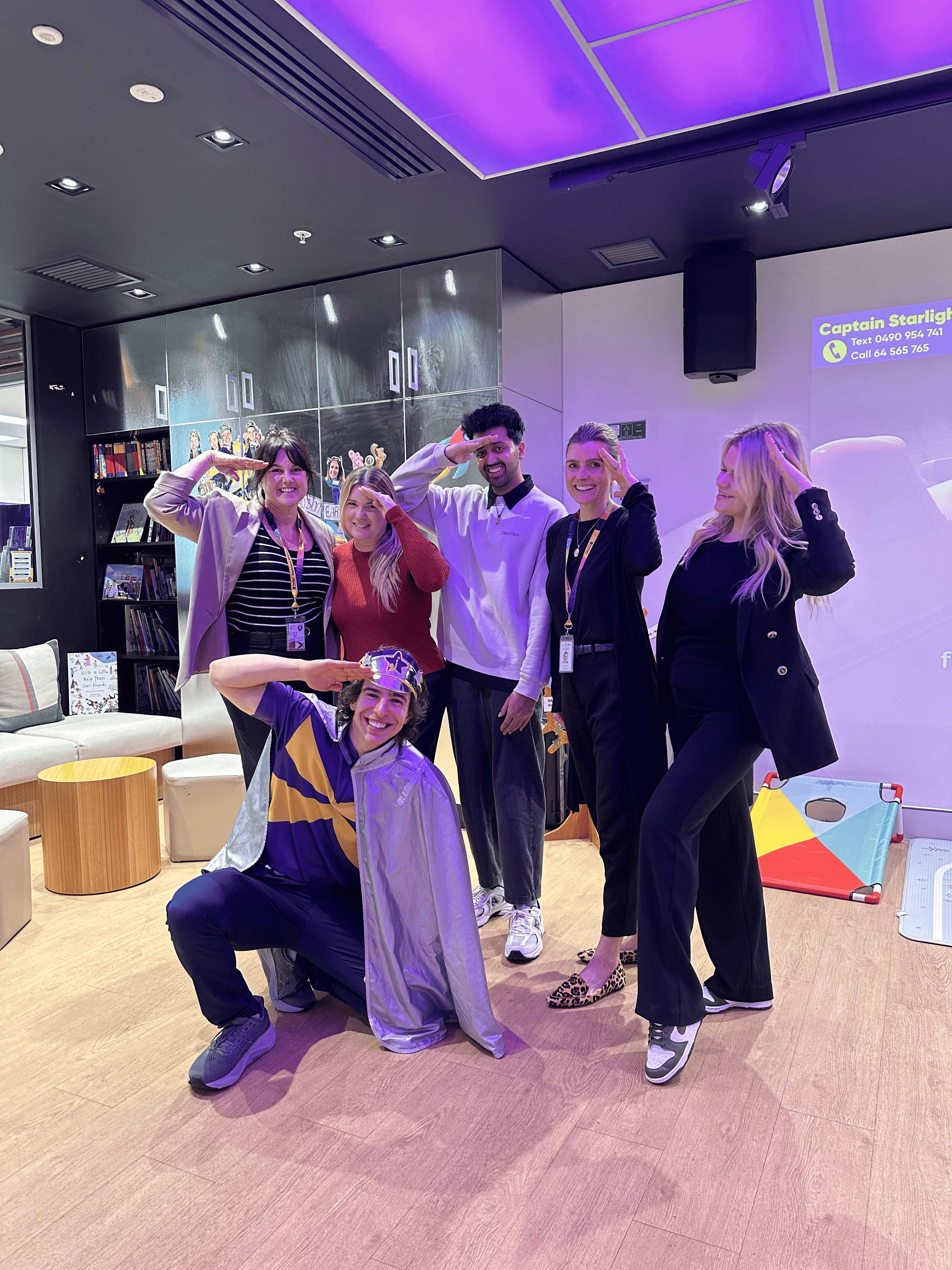 Image of the Diversus team posing at the Starlight Children's Foundation event