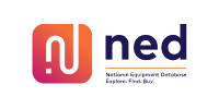 Ned Logo with subtitle of National equipment database : Explore. Find. Buy.