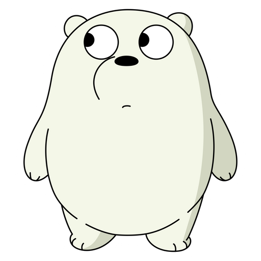 Confused polar bear